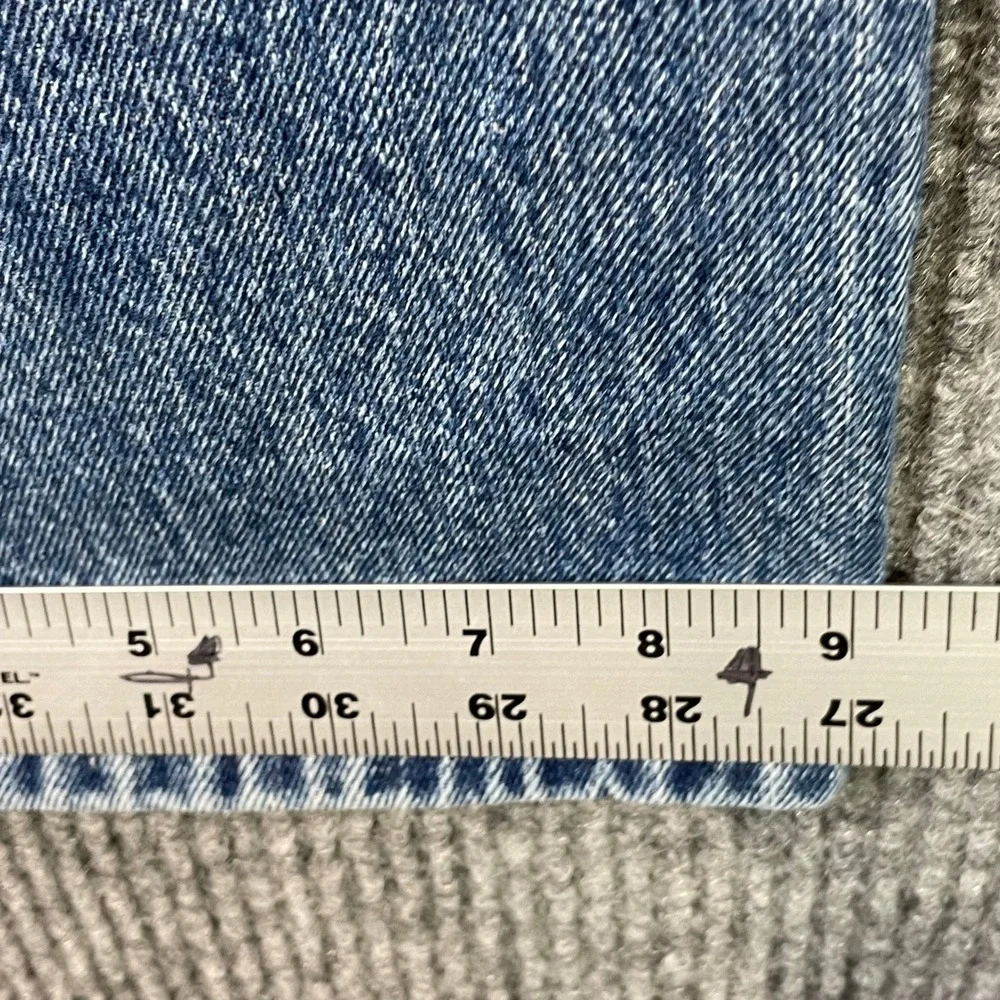 Levi's 501 Straight Leg Jeans Mens 34x29 Blue Medium Wash Button Fly Denim Pants